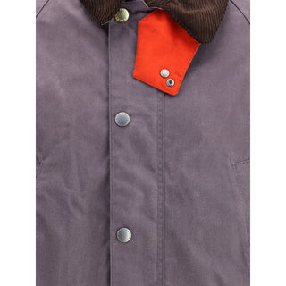 Barbour Purple Cotton Coat