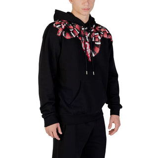 County of Milan Black Cotton Hoodie