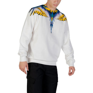 County of Milan White Cotton Sweatshirt