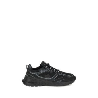 Dsquared² Black Calf Leather Bos Taurus Athletic Sneakers