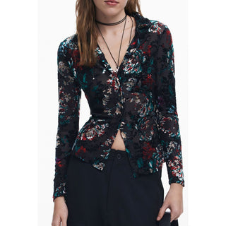 Desigual Nero Poliammide Womens Shirt