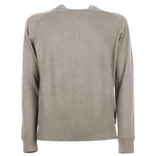 Emilio Romanelli Beige Cashmere Men Sweater