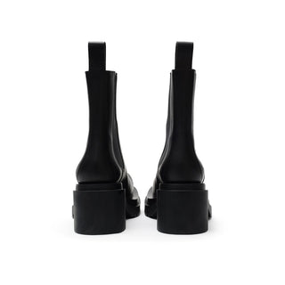 Bottega Veneta Black Leather Ankle Boots
