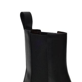 Bottega Veneta Black Leather Ankle Boots