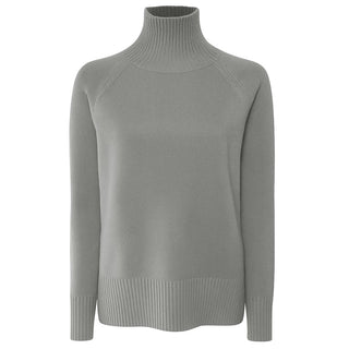 Emilio Romanelli Gray Cashmere Women Sweater