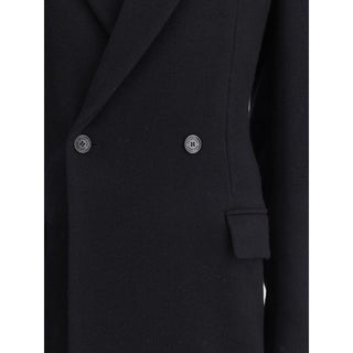 Balenciaga Black Wool Coat