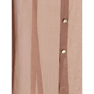 Darkpark Bordeaux Silk Blouse