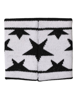 Dolce & Gabbana White Black Wool Logo #DGMILLENNIALS Wristband