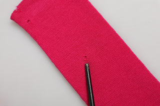 Dolce & Gabbana Pink Wool Fingerless Elbow Length Mitten Gloves