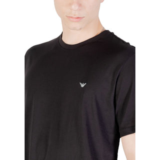 Emporio Armani Underwear Black Cotton T-Shirt