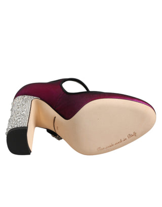 Dolce & Gabbana Pink Embellished High Heels Pumps Shoes