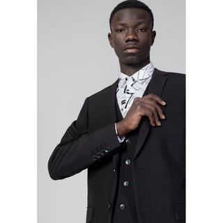 Antony Morato Black Polyester Blazer