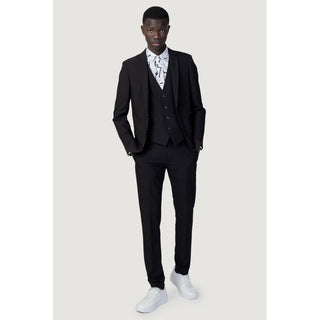 Antony Morato Black Polyester Blazer
