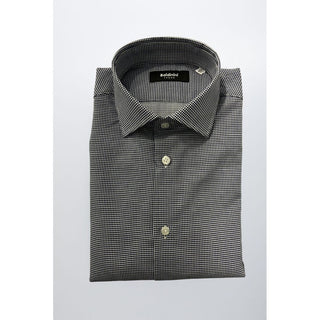 Baldinini Trend Blue Cotton Men Shirt