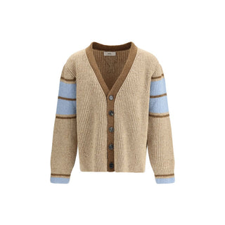 Ami Paris Beige Wool Cardigan