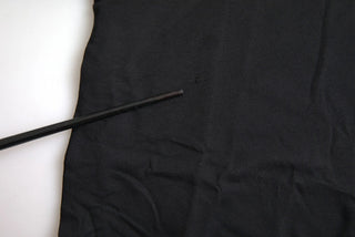 Balenciaga Black Cotton Logo Print Crew Neck Short Sleeves T-shirt