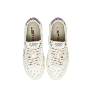 Autry White Leather Low Top Sneakers