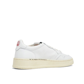 Autry White Leather Low Top Sneakers