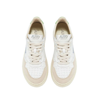 Autry White Leather Low Top Sneakers