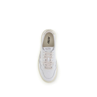 Autry White Rubber Low Top Sneakers