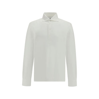 Brunello Cucinelli White Cotton Dress Shirt