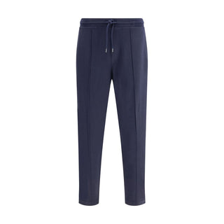 Brunello Cucinelli Blue Cashmere Athletic Pants