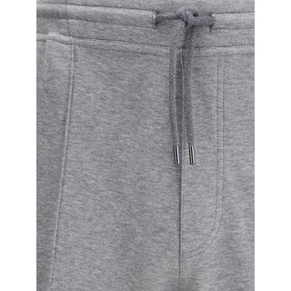 Brunello Cucinelli Gray Cotton Joggers (Workout Pants)