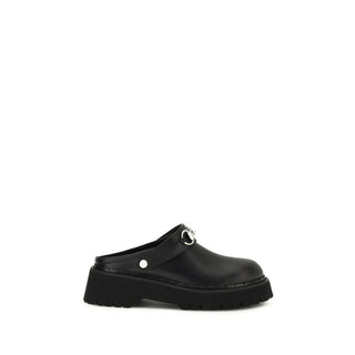 Gucci Black Leather Mules