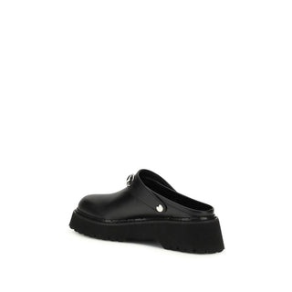 Gucci Black Leather Mules