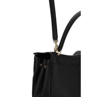 Balenciaga Black Calf Leather Bos Taurus Shoulder Bag