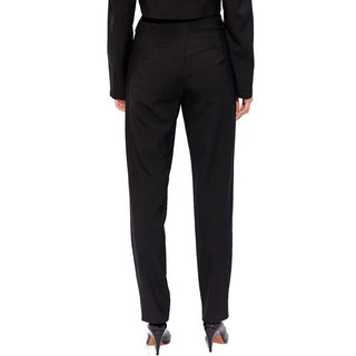 Alaïa Black Elastane Casual Pants