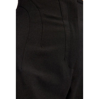 Alaïa Black Elastane Casual Pants