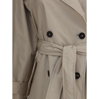 Brunello Cucinelli Beige Polyester Coat