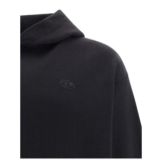 Diesel Black Elastane Sweatshirt