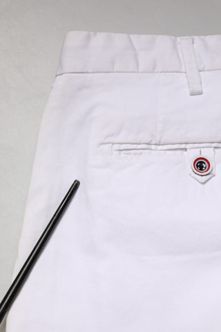 AT.P.CO White Cotton Skinny Fit Mid Waist Denim Trouser Jeans