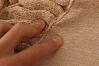 Aniye By Gold Ruffles Long Sleeves Viscose Cardigan Top