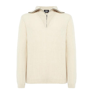 Alpha Studio White Cashmere Sweater