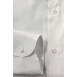 Baldinini Trend White Cotton Shirt