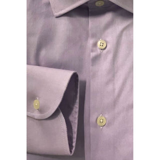 Baldinini Trend Purple Cotton Shirt