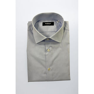 Baldinini Trend Light Blue Cotton Men Shirt