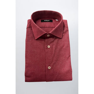 Baldinini Trend Red Cotton Men's Shirt