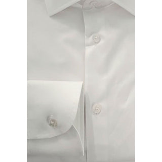 Baldinini Trend White Cotton Shirt