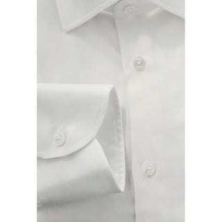 Baldinini Trend White Cotton Shirt