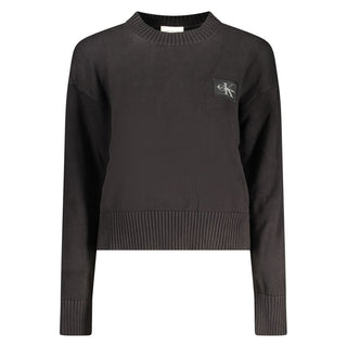 Calvin Klein Black Cotton Sweater