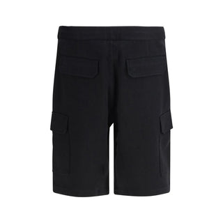 Brunello Cucinelli Black Cotton Bermuda Shorts