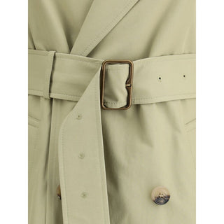 Burberry Beige Cotton Trench Coat