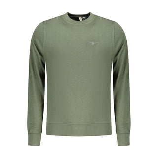 Accademia Militare Green Cotton Men Sweater