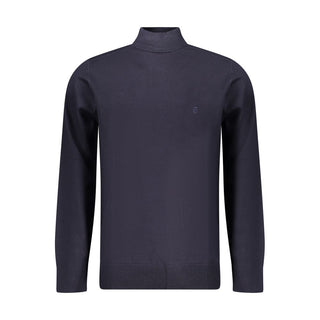 Coveri Moving Blue Nylon Men Sweater