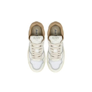 Autry White Leather Low Top Sneakers