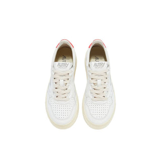 Autry White Leather Low Top Sneakers
